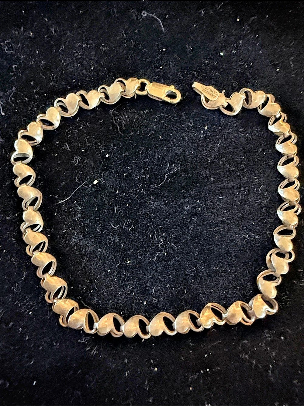 10k Mexico Gold Link Bracelet 7 in